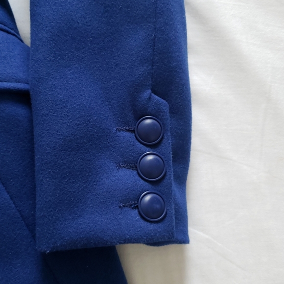 Jack by BB Dakota Royal Blue Double Breasted Coat - Picture 4 of 6